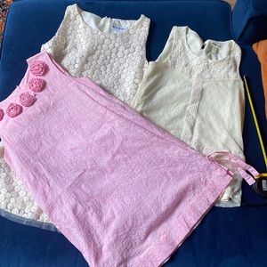 Lilly Pulitzer Birthday dress with rose details bundle of dresses/top